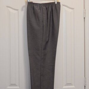 Alfred dunner Dress Pants Size 18 W Gray Slacks (17)